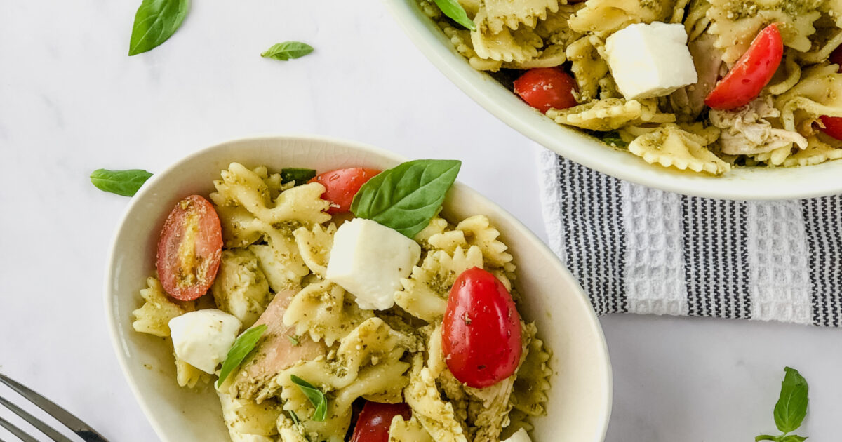 Pesto Pasta with Rotisserie Chicken | Newell Stores